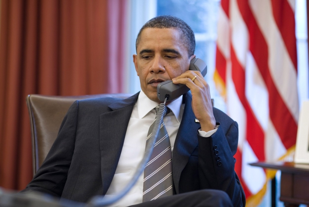 Barak Obama telefon
